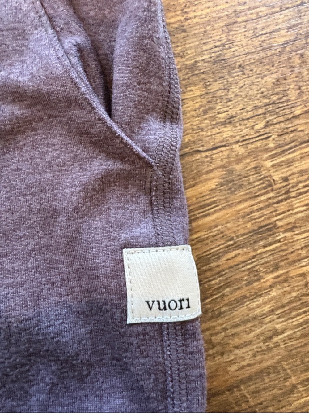 Vuori Women's Burgundy Drawstring Joggers - Picture 7 of 8